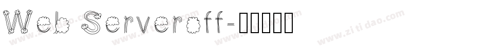 Web Serveroff字体转换